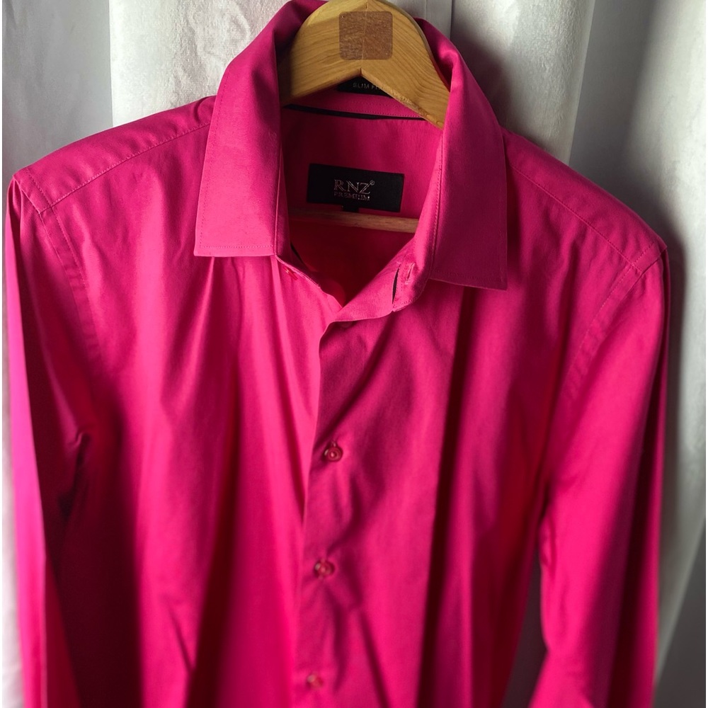 RNZ PREMIUM fuchsia shirt from TRISTAN’S COSTUME CLOSET.
